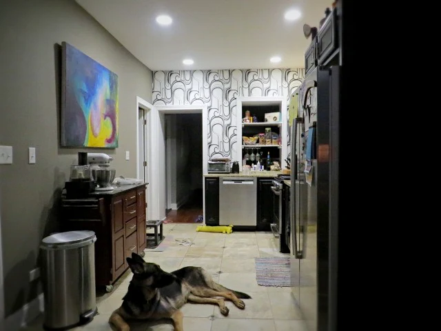 view of kitchen to date