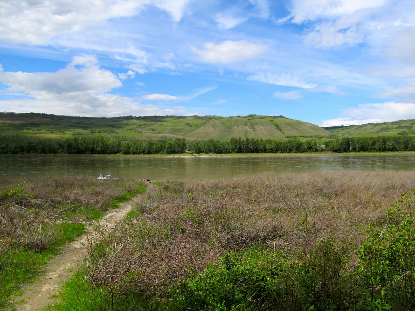Jeff & Cass Travel Blog Camping, Tangent Park, Alberta
