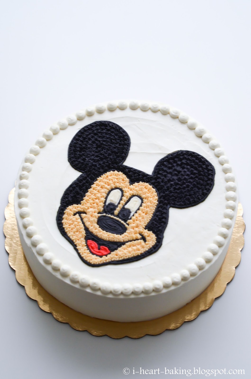 i heart baking!: mickey mouse face birthday cake