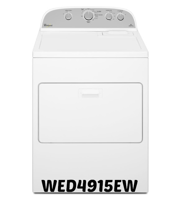 wed4915ew whirlpool dryer