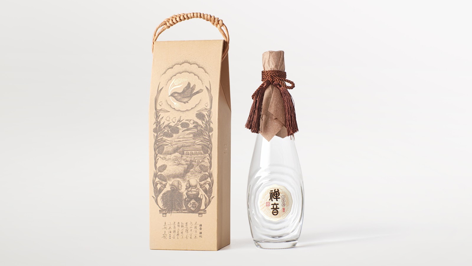 Chanyin Millet Wine on Packaging of the World Creative Package Design
