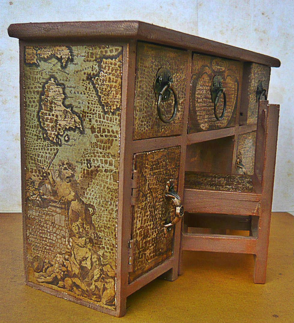 реставрация этажерки своими руками в домашних условиях