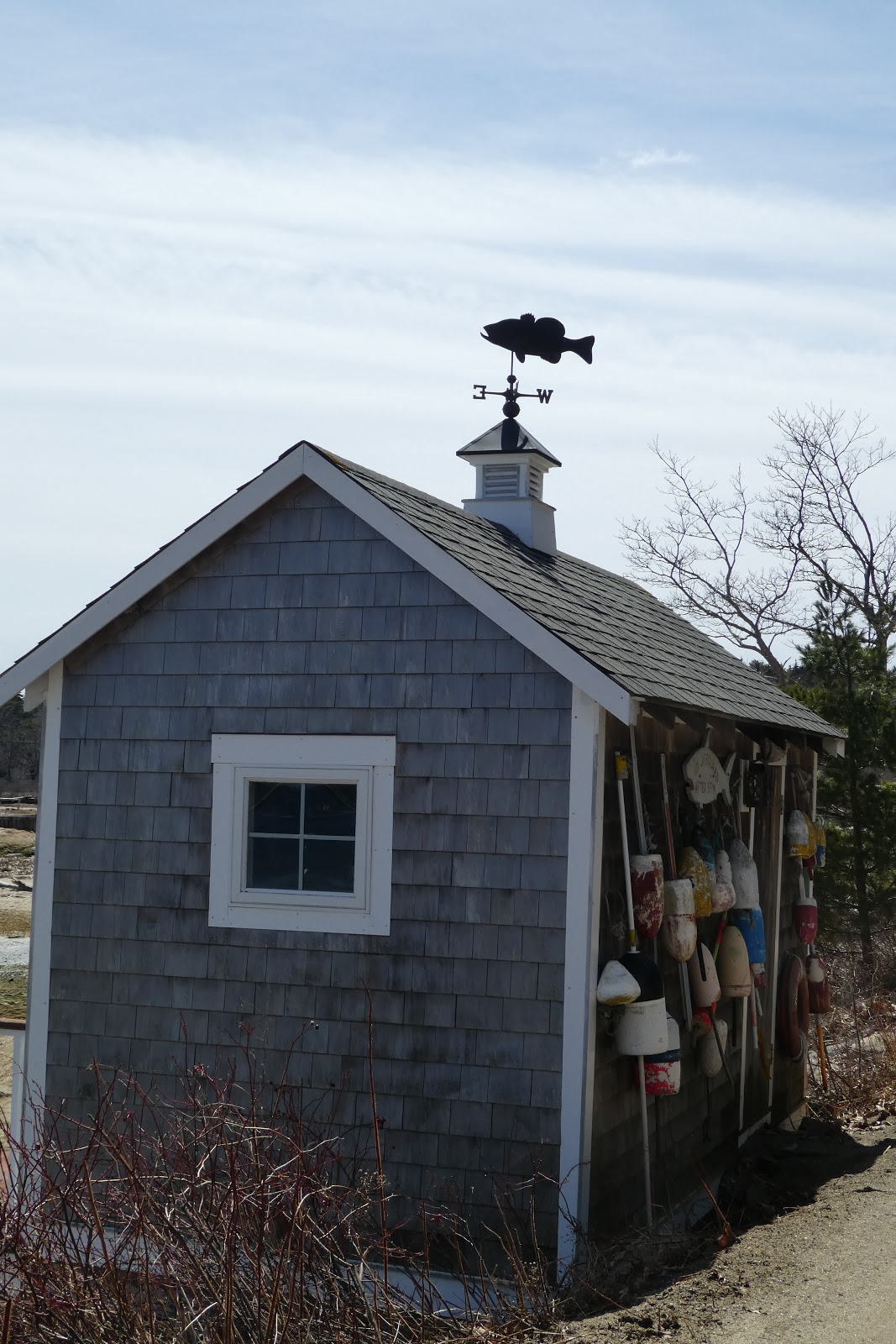 Nutfield Genealogy Weathervane Wednesday Above a Fishing Shack in Maine