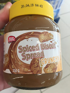 mister choc spiced biscuit spread