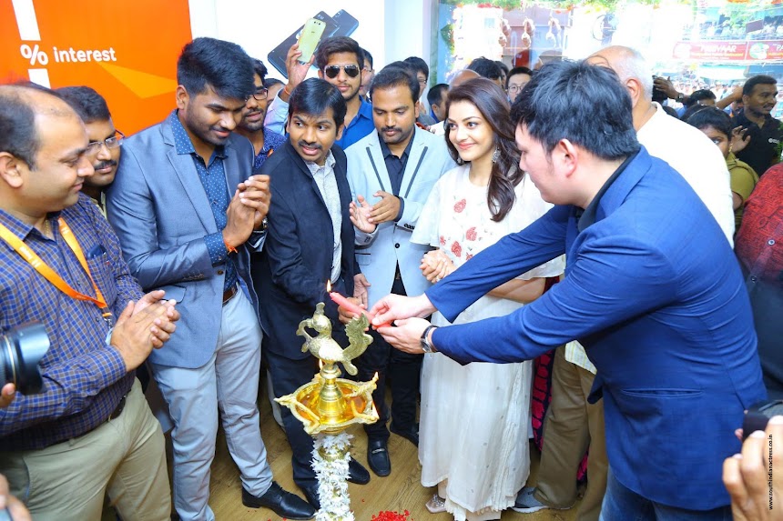 Kajal Aggarwal at Happi Mobiles Launch