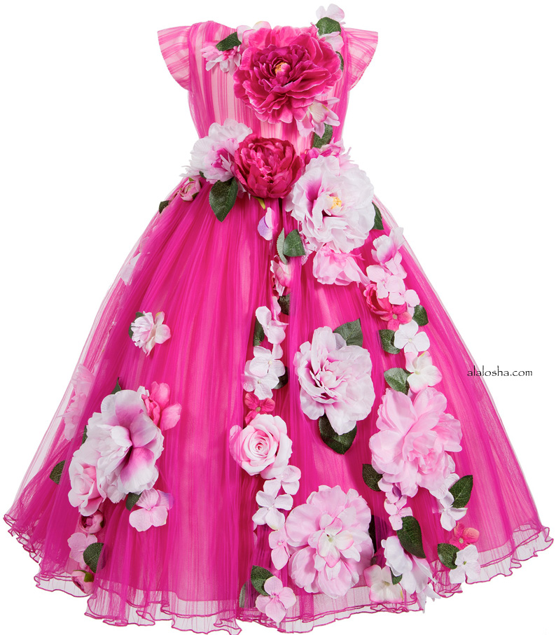 Must have of the Day Stunning flowers dress by Lesy Luxury Flower