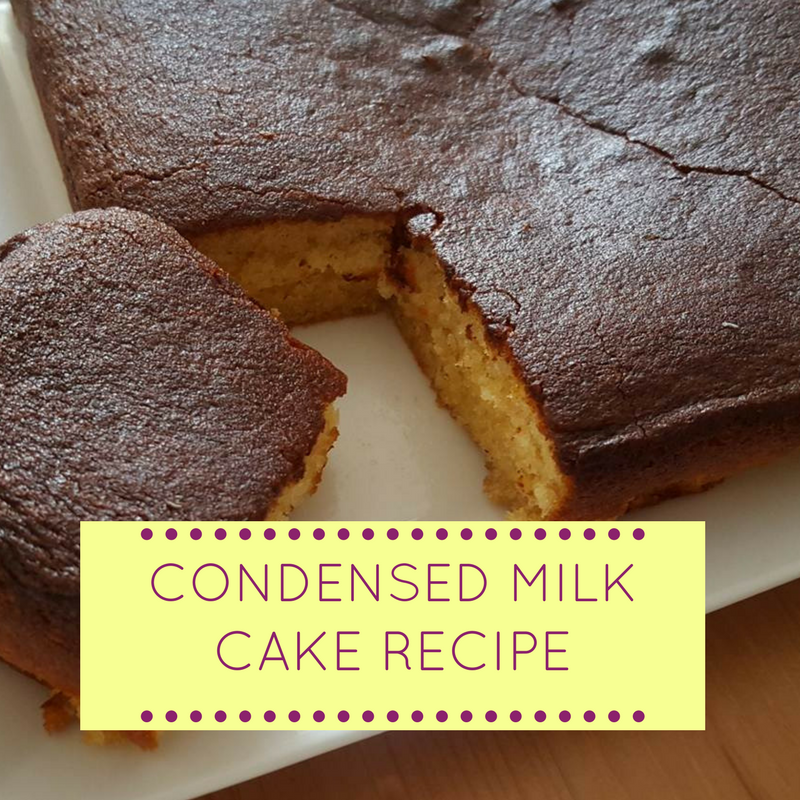 Condensed Milk Cake Recipe