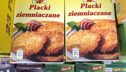 Placki ziemniaczane, Aldi