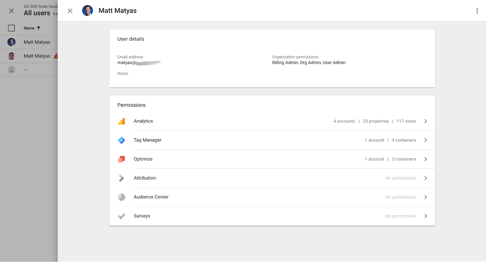 tools for managing google analytics users
