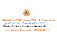 UP B. Ed Admission (JEE B. Ed) UP B. Ed Admission (JEE B. Ed)