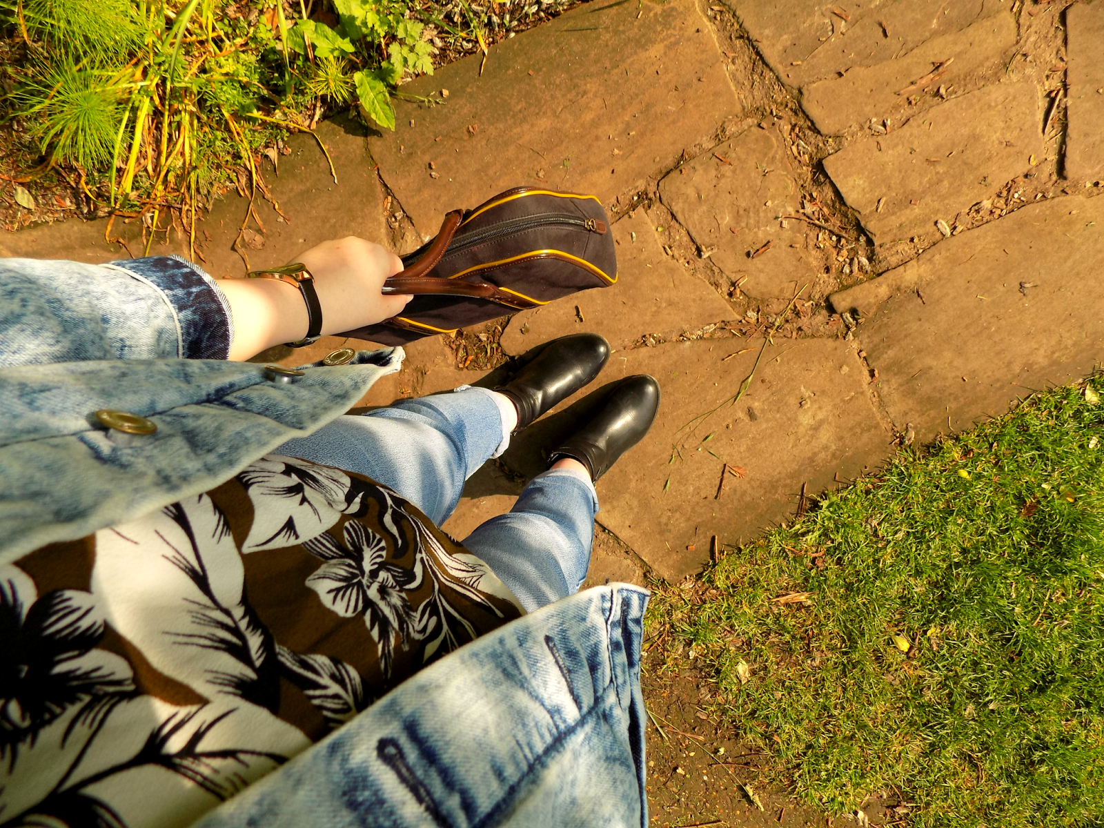 19 things I did on holiday Double denim fwis outfit