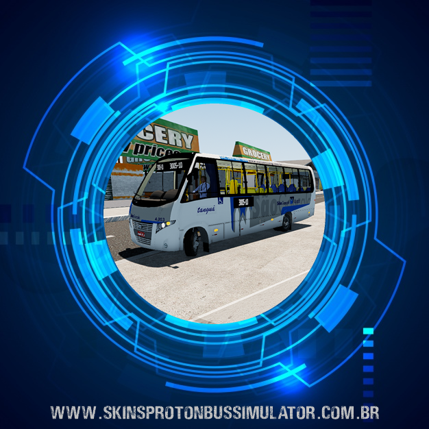 Volare DW9 LO-915 Tanguá Skin Proton Bus Simulator - Volare DW9 MB LO-915 Viação Tanguá