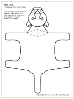 Early Play Templates Making Lion Masks And Paper Creations First Palette Template And Instructions To Make This Folding Lion