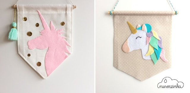 Imagem via: Pinterest DIY: decoração com unicórnios