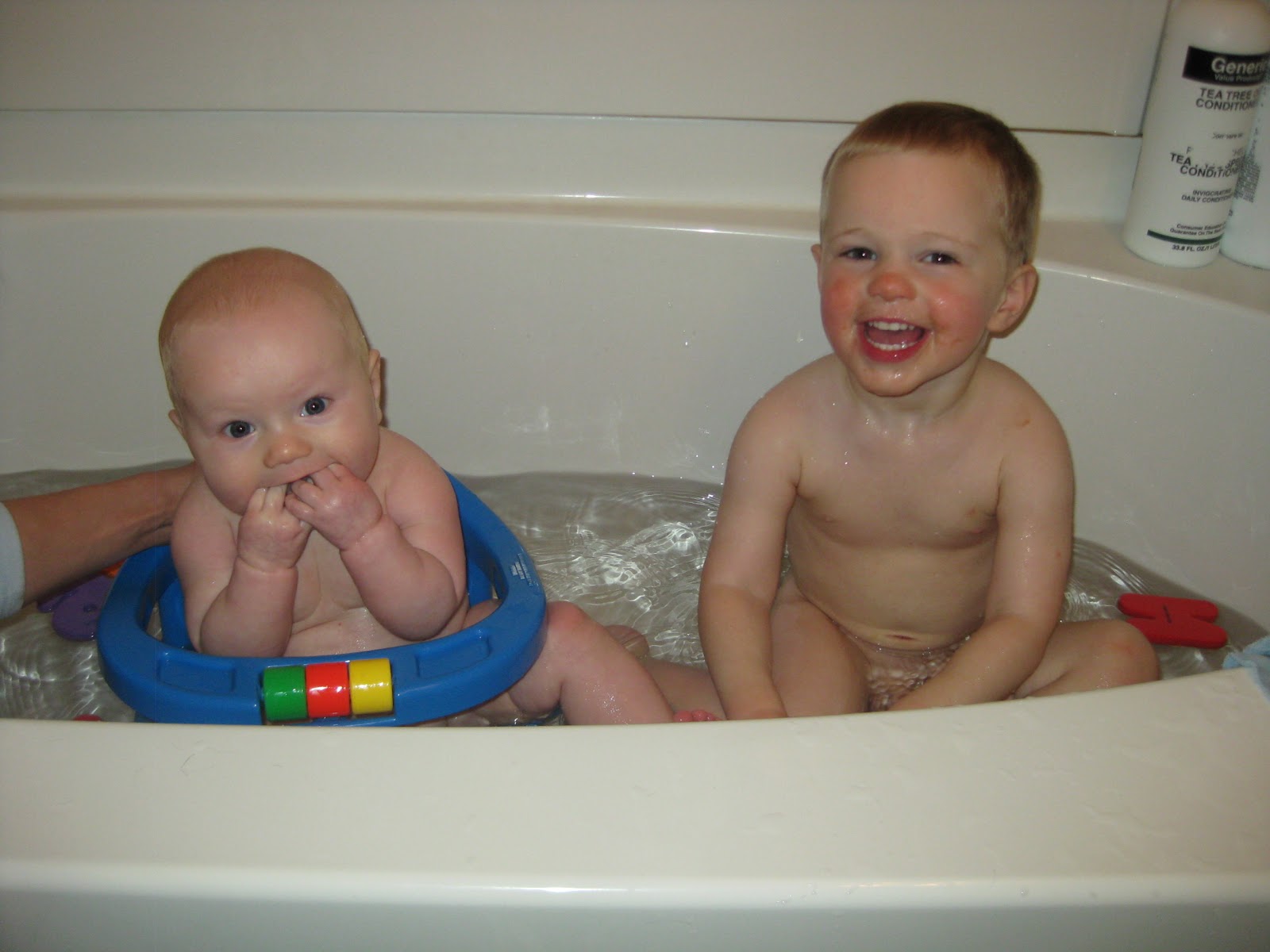 My Brother Slipped Inside In Bath The Bennison Family: First brother bath time!