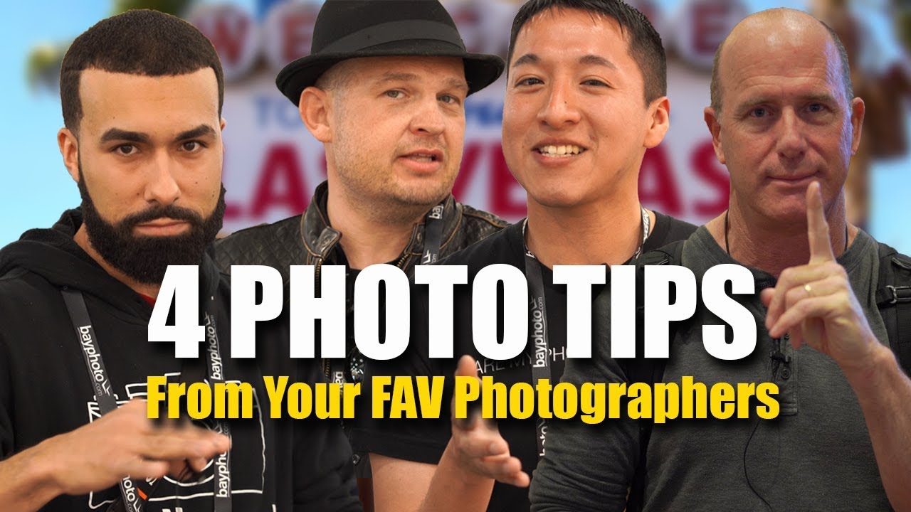 4 Photo Tips from your FAV Photographers