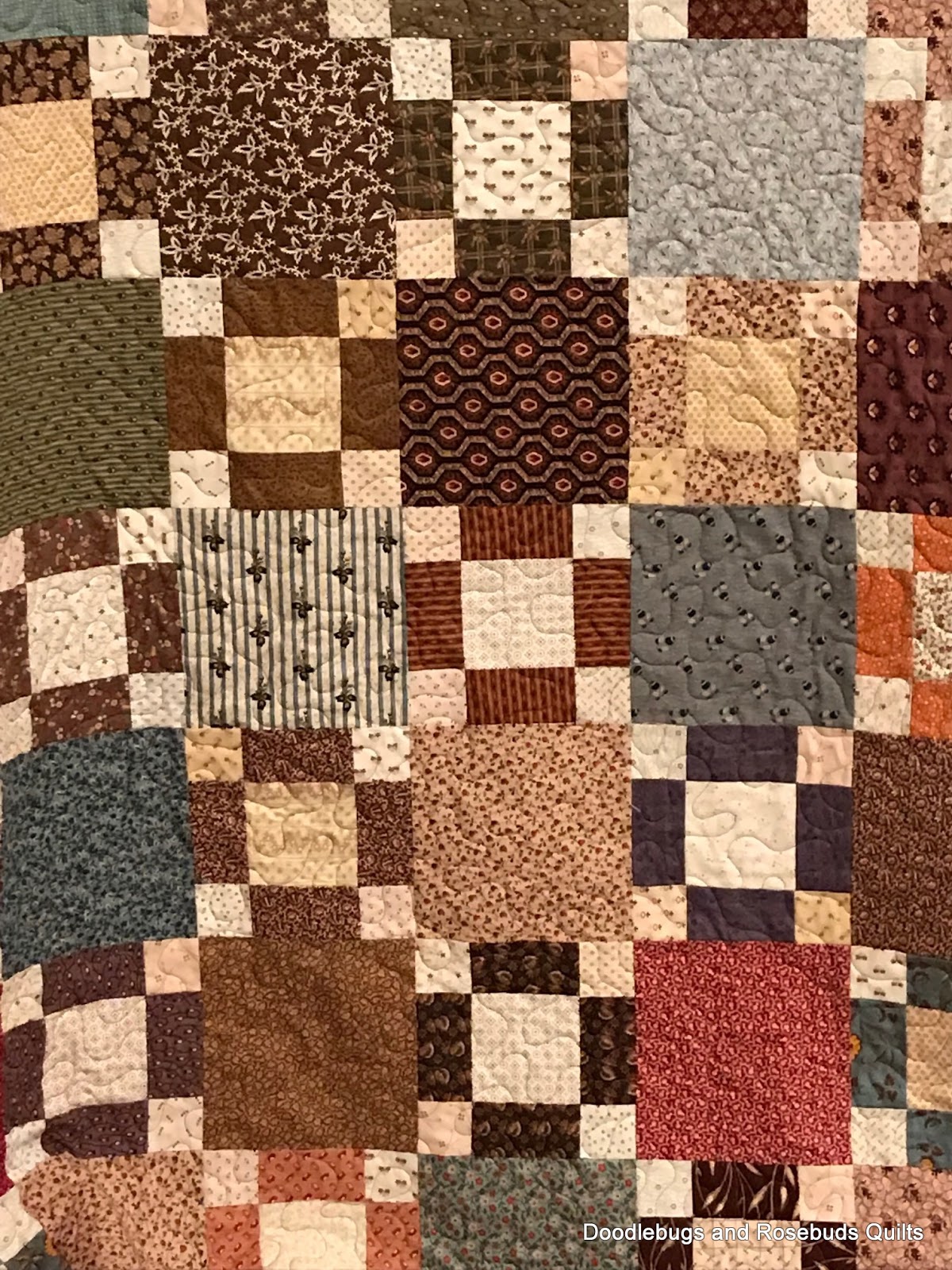 Doodlebugs and Rosebuds Quilts Quilt for Mom