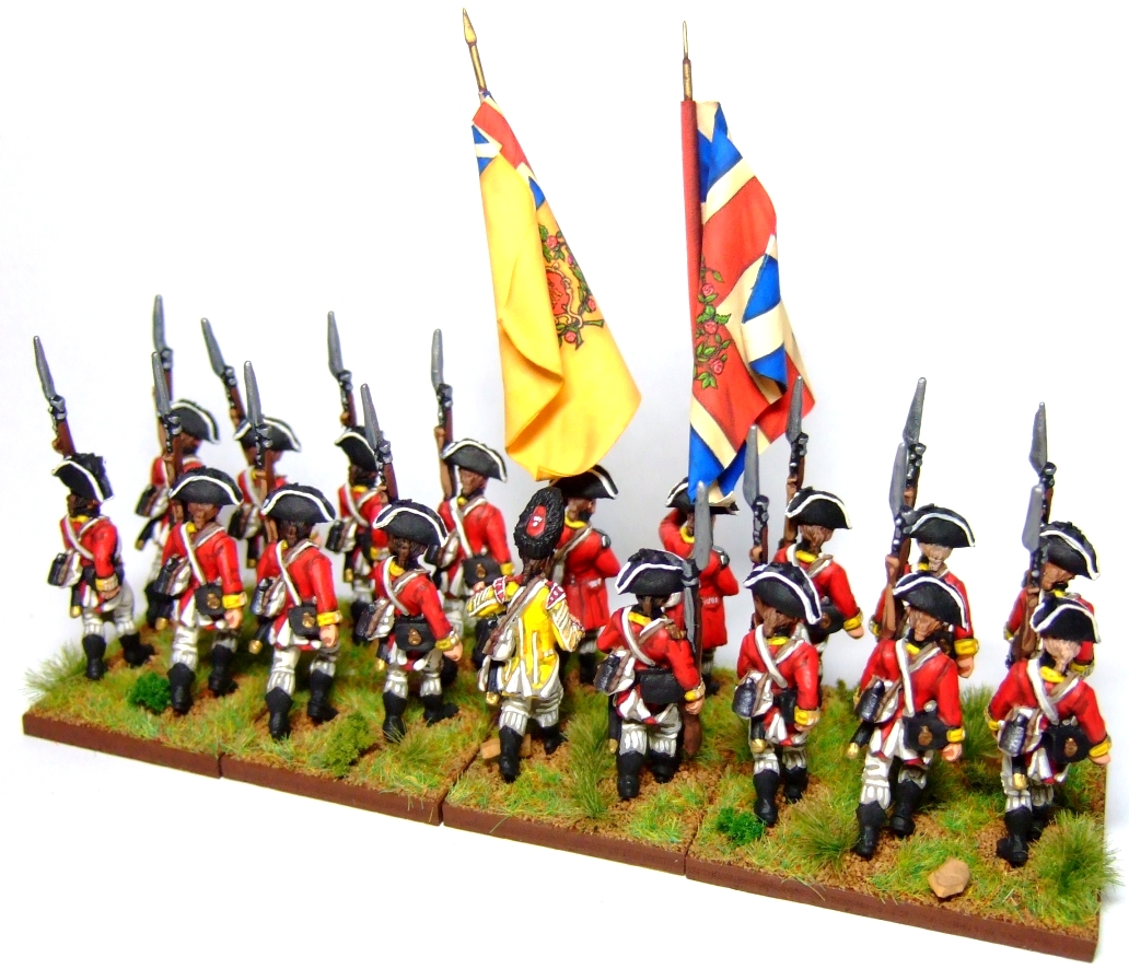 MacPhee's Miniature Men: 28mm AWI British Line Infantry Regiments