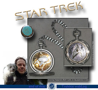 Star Trek pocket watch, AC with LuLu Star Trek pocket watch, AC with LuLu