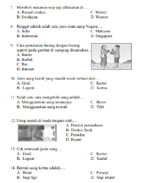 Soal Olimpiade Ips Sd Kelas 4 5 6