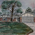 Watercolor House Rendering