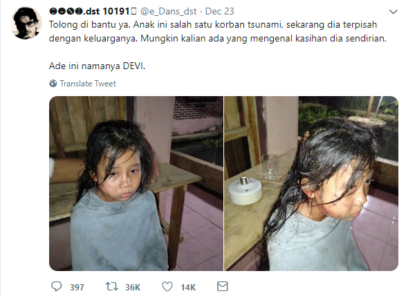 Devi terselamat