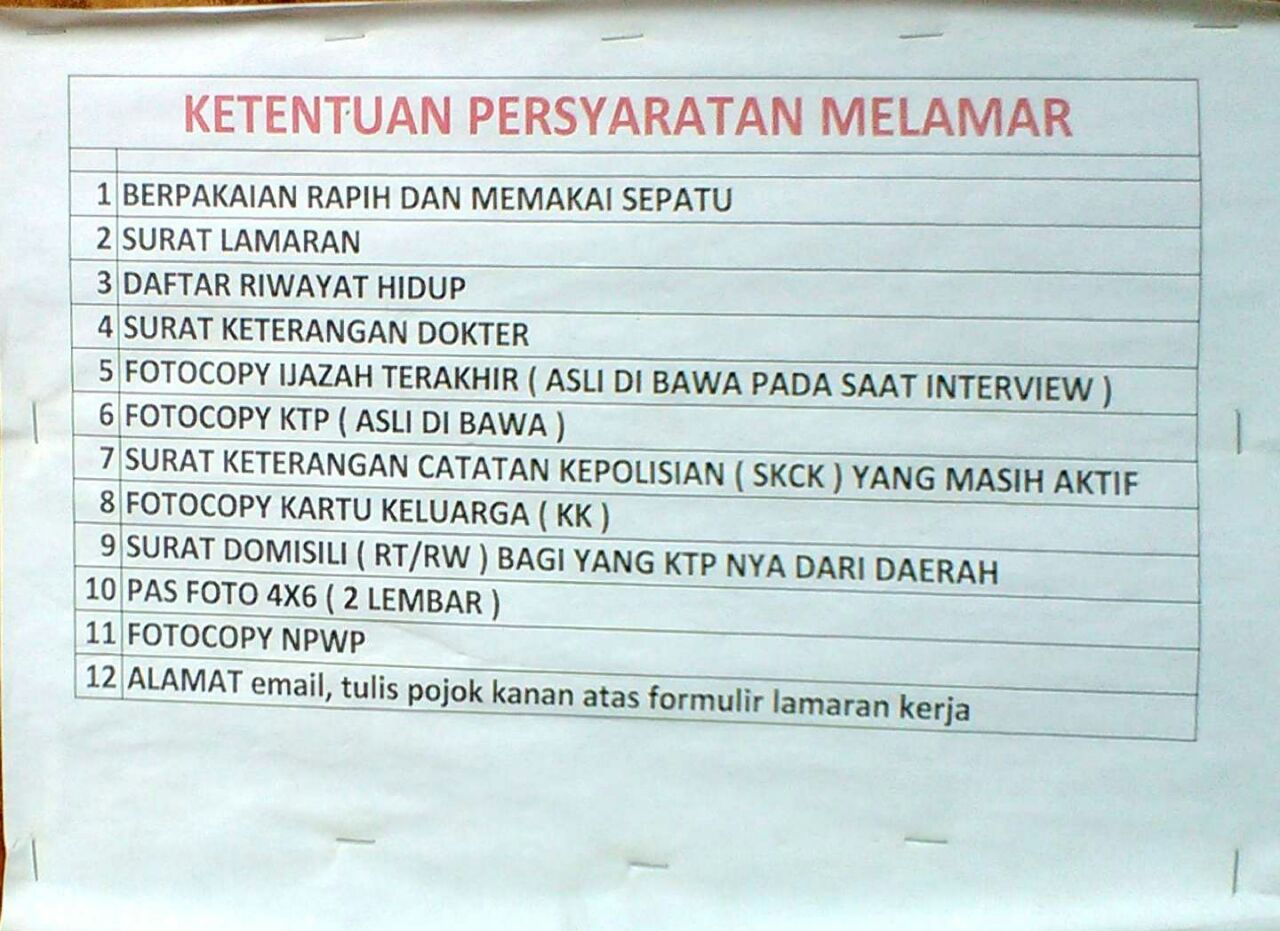 Info Lowongan Kerja Iss Parking