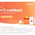 Freecharge – Get Rs 75 Cashback on Recharge or Bill payment of Rs 75 or above (Account Specific)