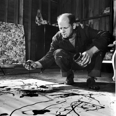 Jackson Pollock at Work
