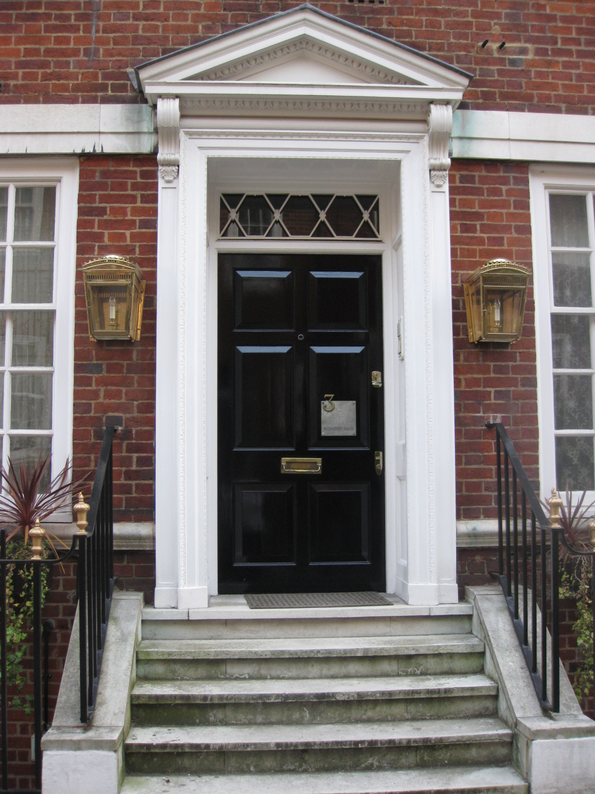 The Adorned Home: Black doors