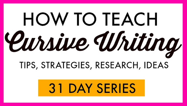 How to teach cursive writing with tips, strategies, ideas, and research