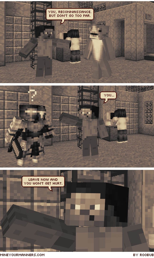 Mine Your Manners Minecraft Webcomic