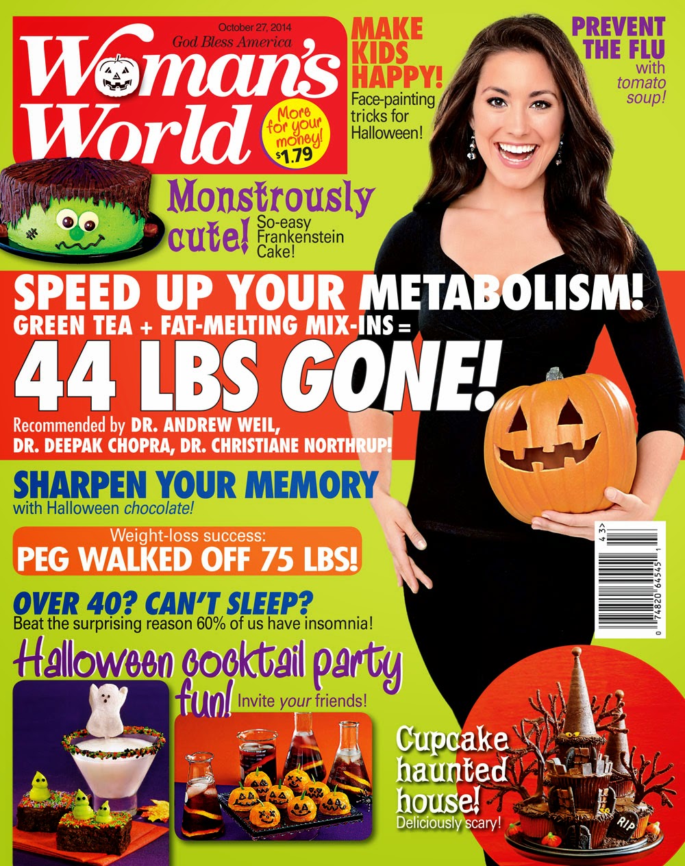 My cake on the cover of Woman's World magazine!