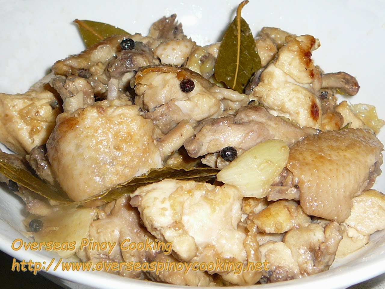 White Chicken Adobo, Adobong Puti