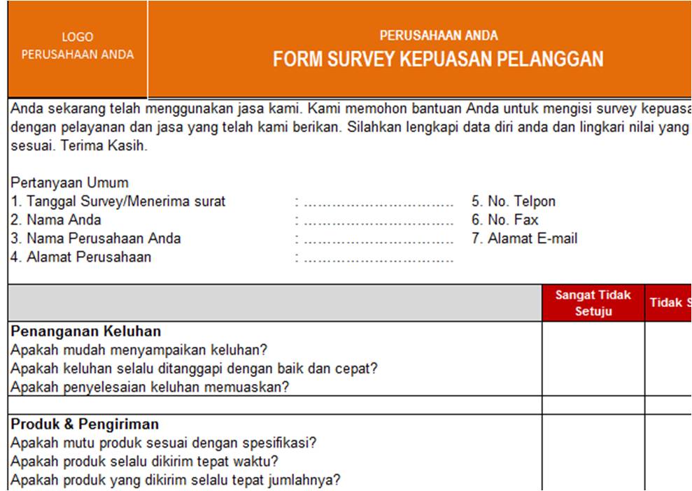 Contoh Surat Komplain Pdam  Contoh Surat