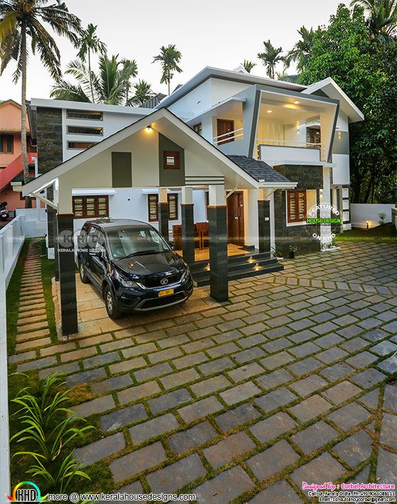 Finished contemporary home in Kerala