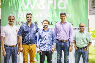 Venkatesh Prasad and Vijay Raghavendra join patrons and employees to celebrate World Environment Day ‘Connecting People to Nature’ at Signature club Resort, Brigade Orchards Venkatesh Prasad and Vijay Raghavendra join patrons and employees to celebrate World Environment Day ‘Connecting People to Nature’ at Signature club Resort, Brigade Orchards