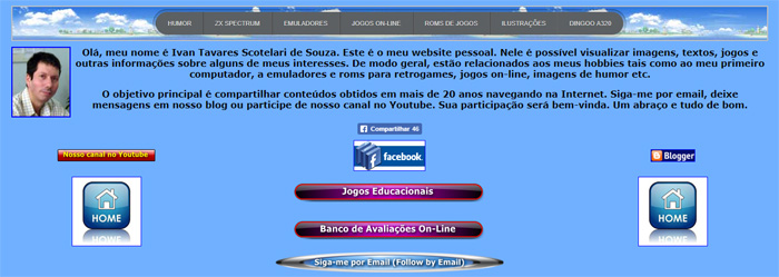 Meu site pessoal