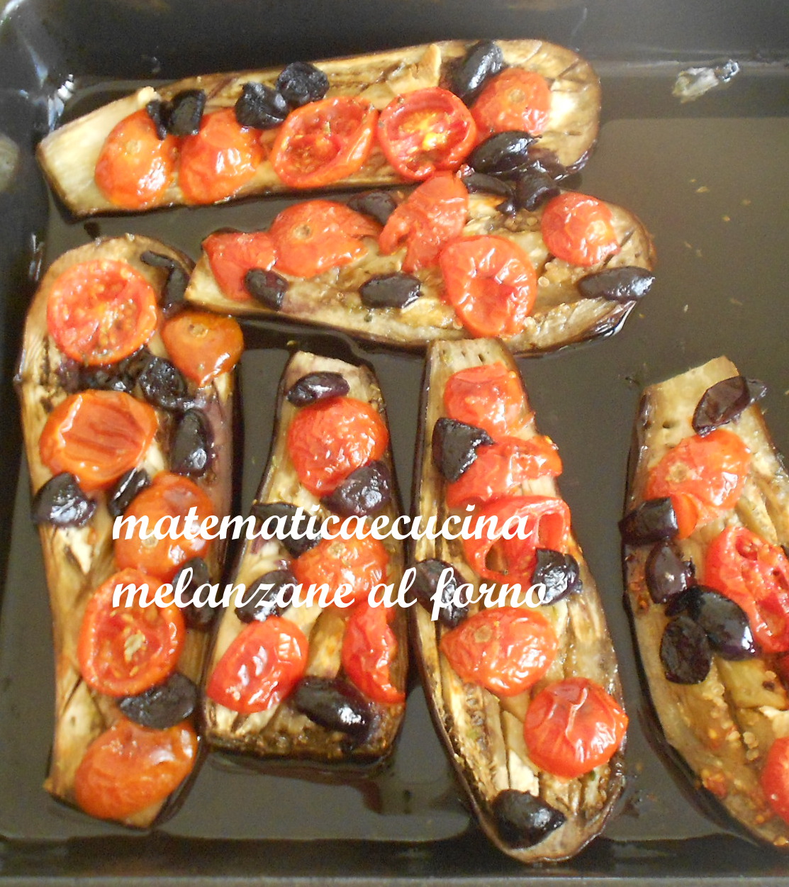mtematicaecucina Melanzane al forno veloci