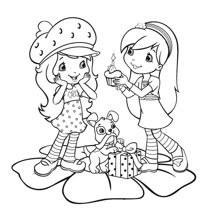 desenhos para colorir e imprimir da moranguinha
