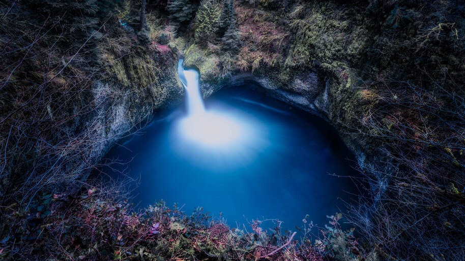 Waterfall, Landscape, Scenery, 8K, #6.912