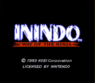 Inindo - Way of the ninja - Título RPG