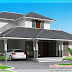 Modern 3 bedroom sloping roof house - 1800 sq.ft.