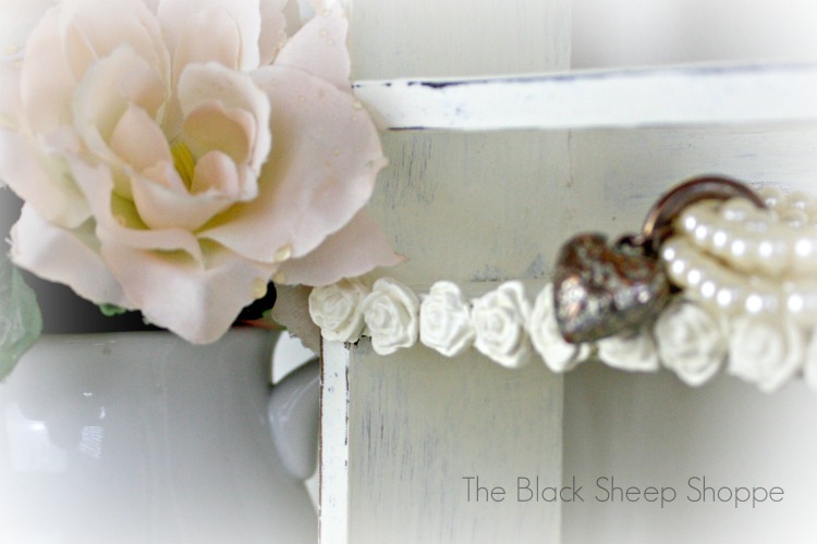 Decorative roses give create a shabby chic design. Decorative roses give create a shabby chic design.