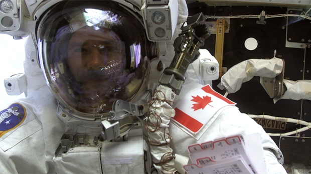 Chris Hadfield, first Canadian is space