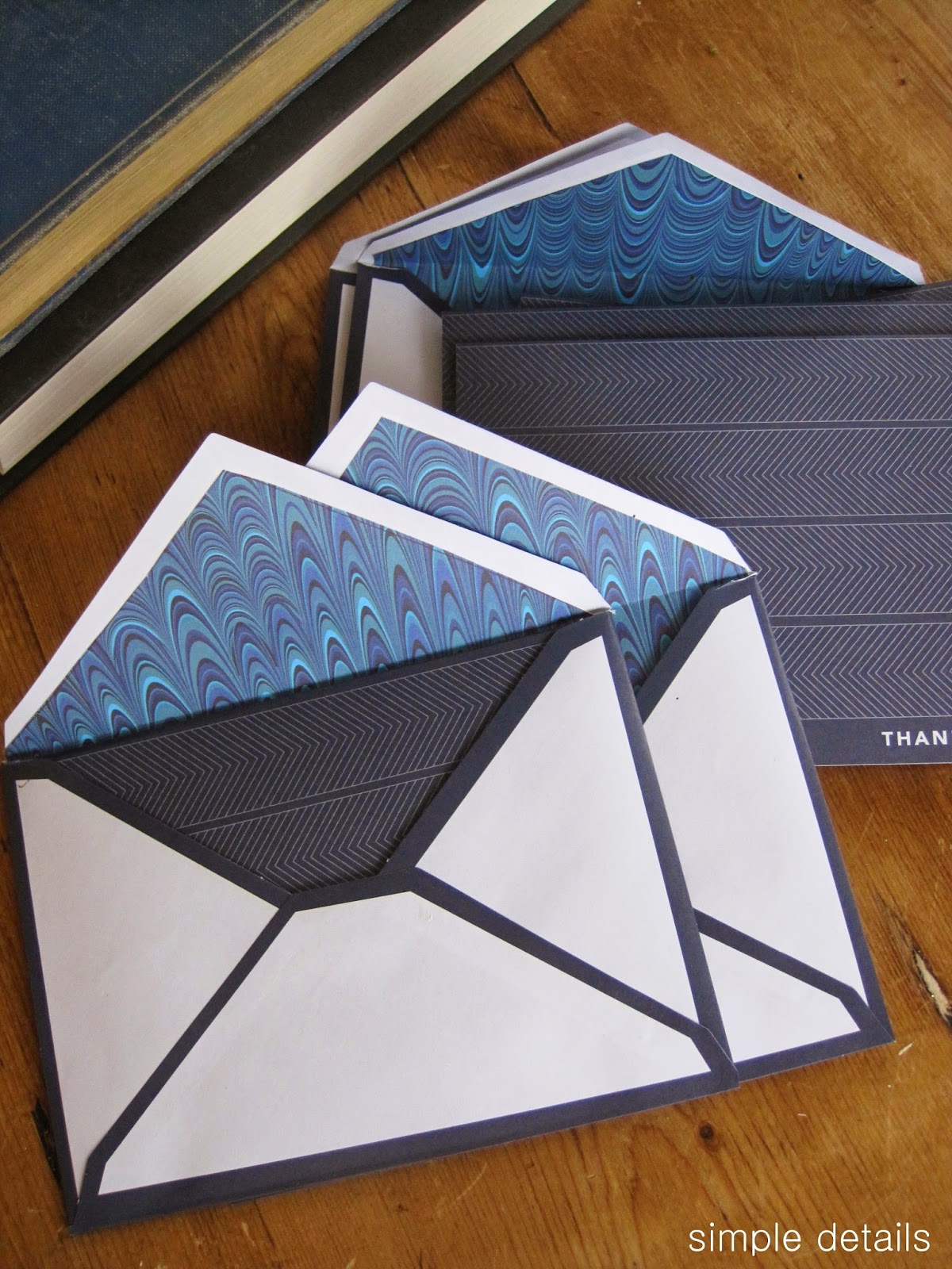 Simple Details diy lined envelopes