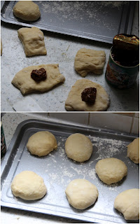 Pączki z masą krówkową