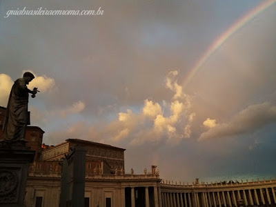 praca sao pedro arcoiris guiabrasileira roma - Roma em Dezembro 2017