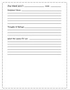  One Word worksheet