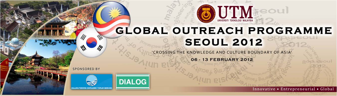 Official Website for Global Outreach Programme to South Korea 2012